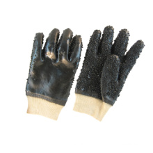 Guantes de PVC del trazador de líneas del jersey 13G con el punto de goma (5113)